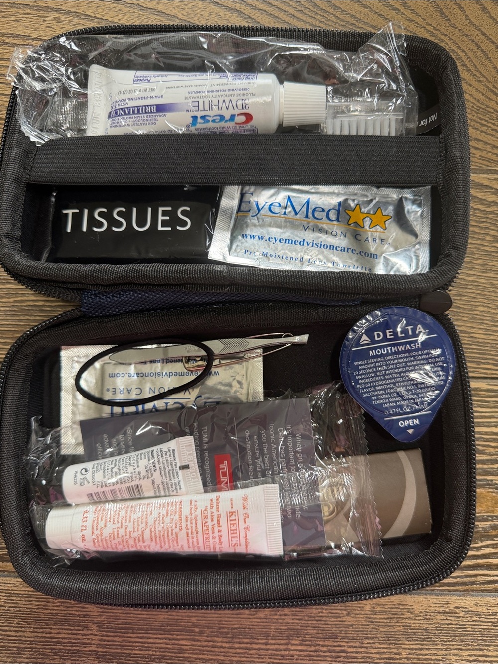 Travel Grooming Kit With Hard Reusable Case - Great for Travel or Gym